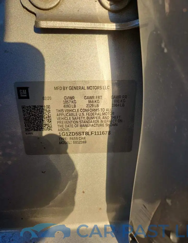 1G1ZD5ST8LF111678# 12