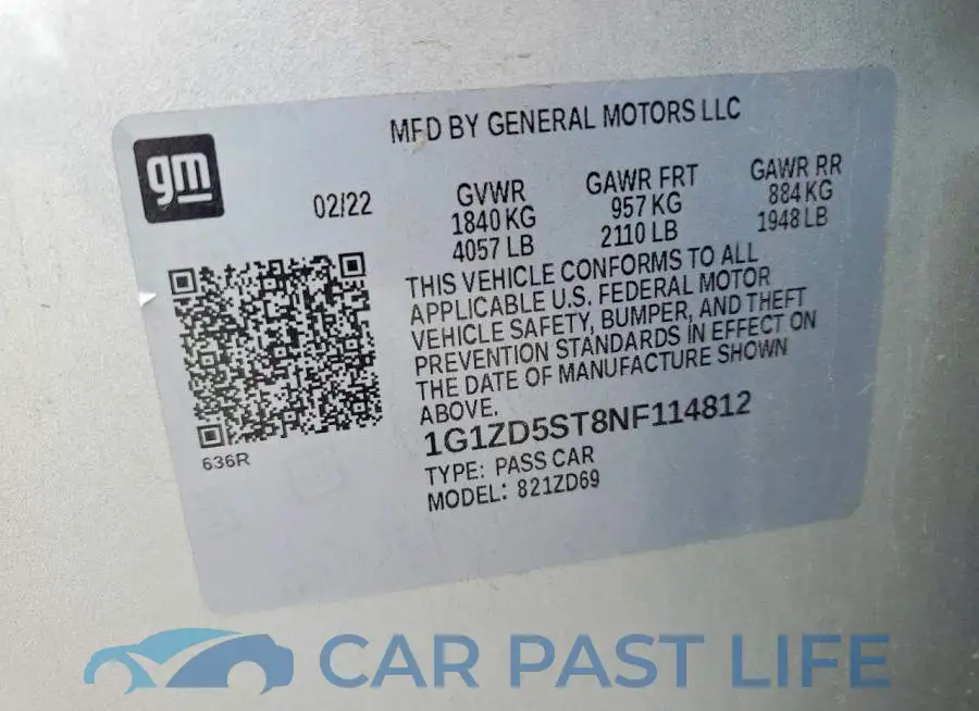 1G1ZD5ST8NF114812# 12