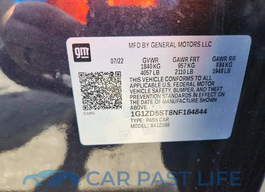 1G1ZD5ST8NF184844# 12
