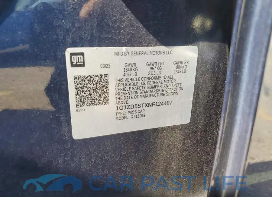 1G1ZD5STXNF124497# 12