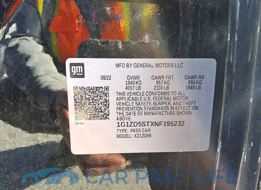1G1ZD5STXNF195232# 12