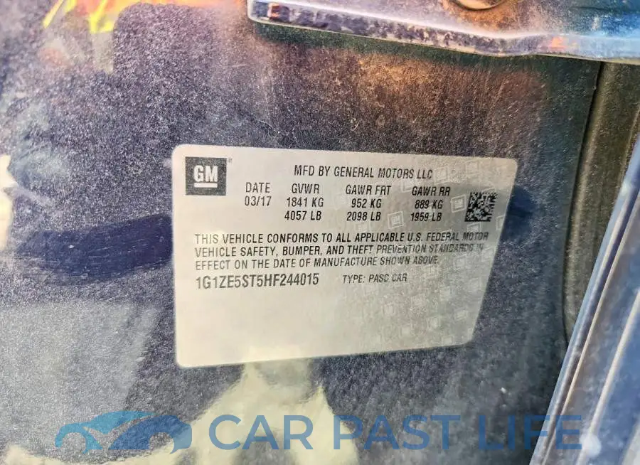 1G1ZE5ST5HF244015# 13