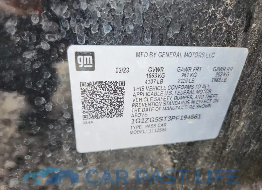 1G1ZG5ST3PF194661# 12