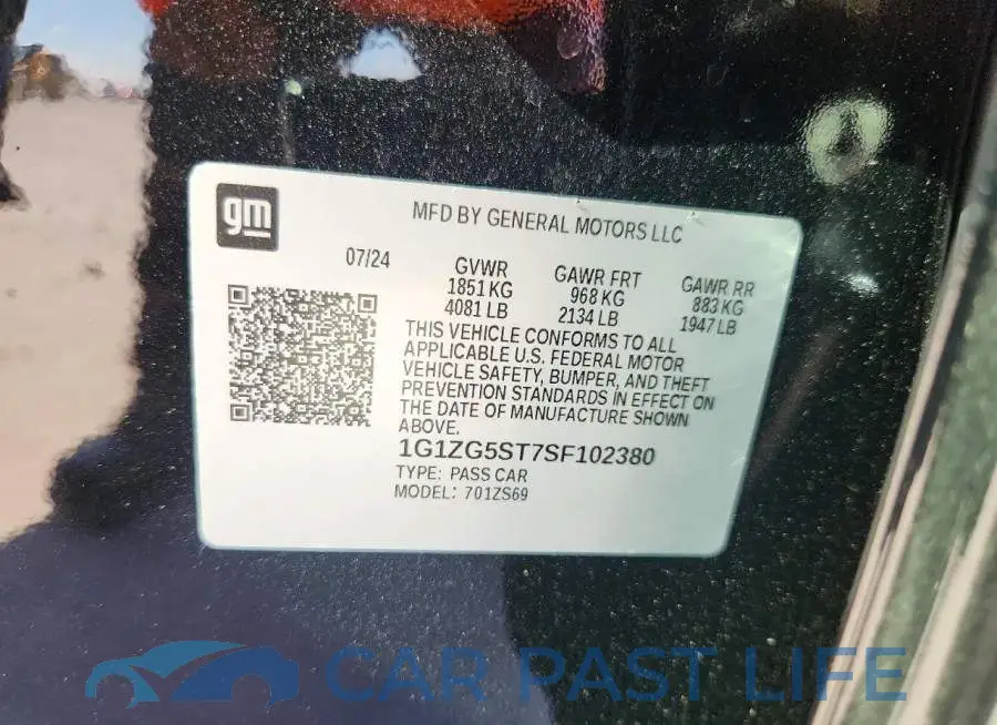 1G1ZG5ST7SF102380# 12