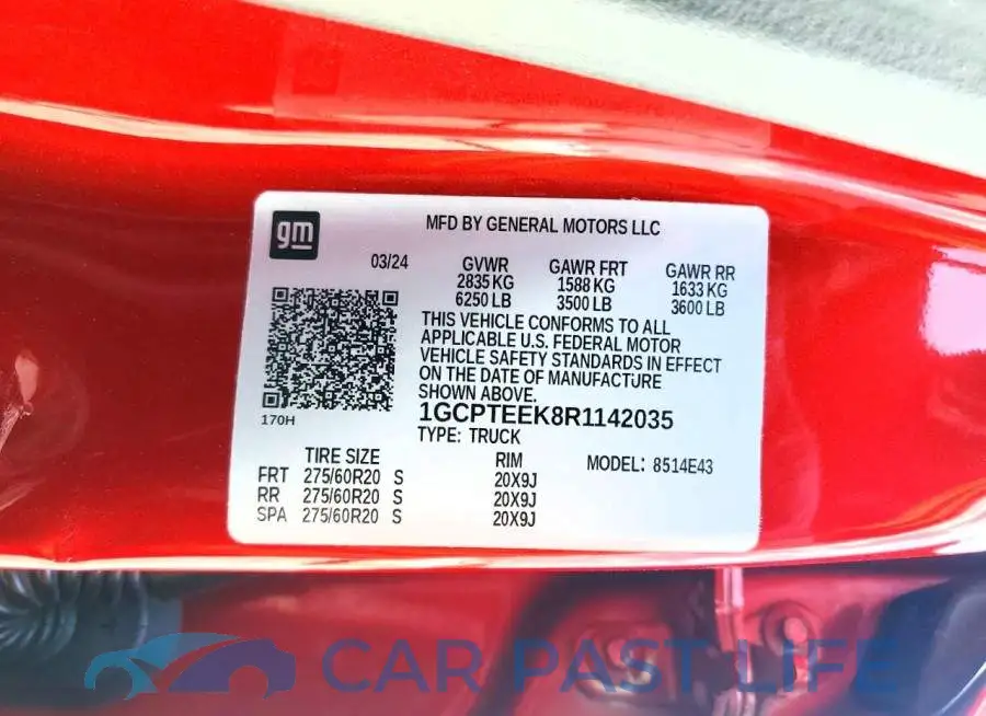 1GCPTEEK8R1142035# 13