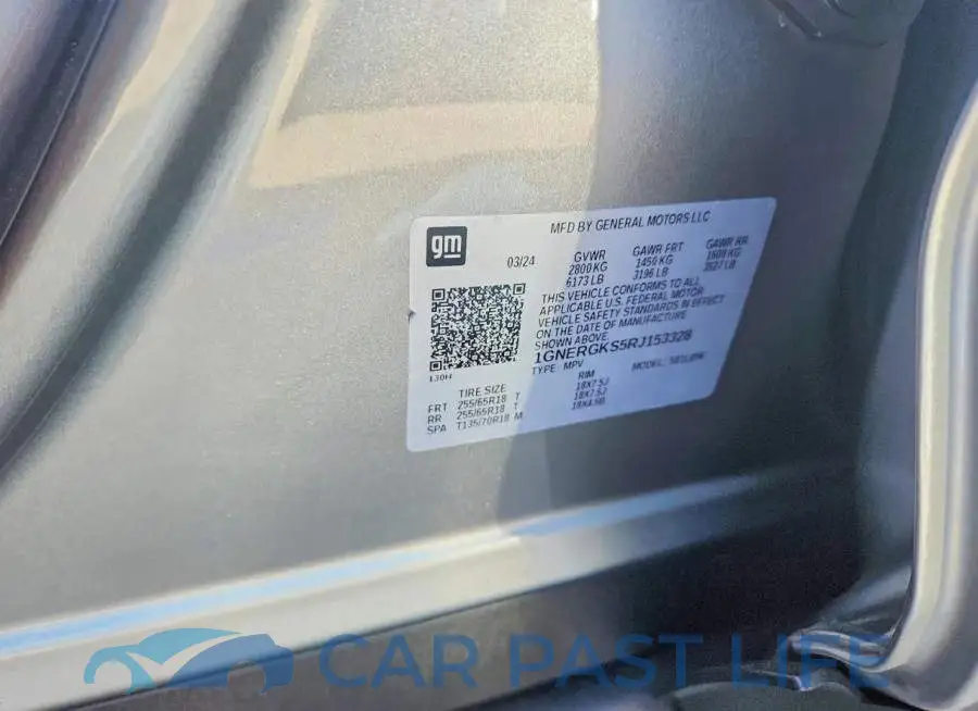 1GNERGKS5RJ153328# 13