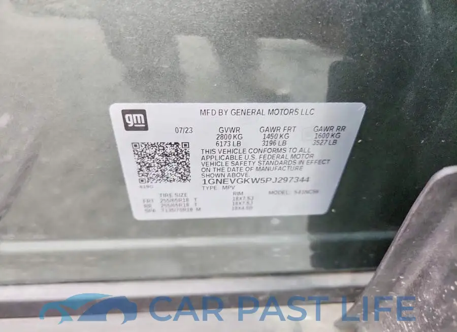 1GNEVGKW5PJ297344# 13
