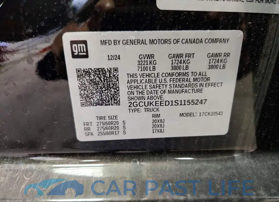 2GCUKEED1S1155247# 12