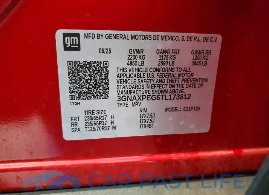 3GNAXPEG6TL173812# 13