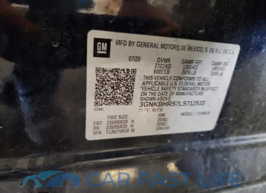 3GNKBHRS7LS712533# 13
