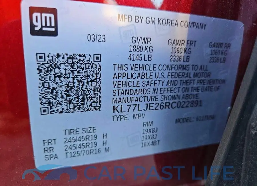 KL77LJE26RC022891# 12