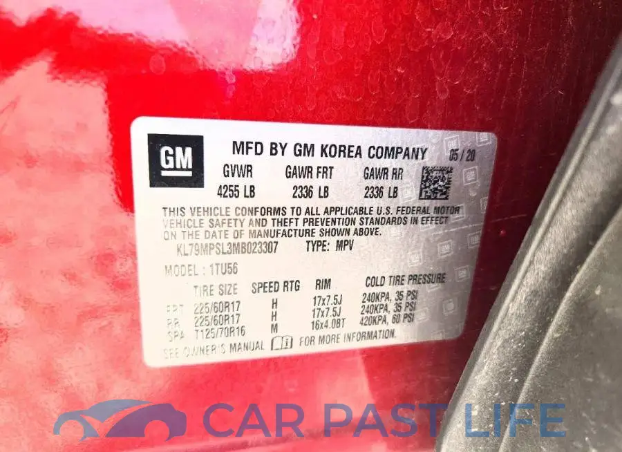 KL79MPSL3MB023307# 13