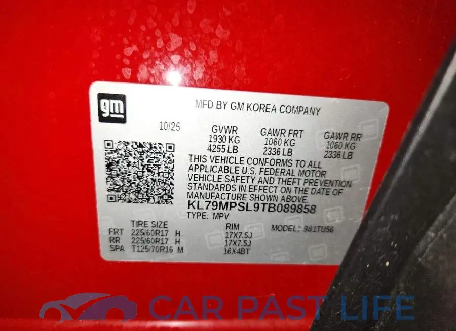 KL79MPSL9TB089858# 13