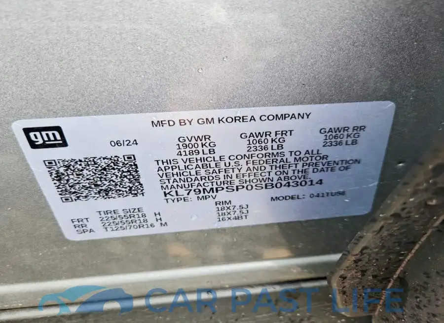 KL79MPSP0SB043014# 13