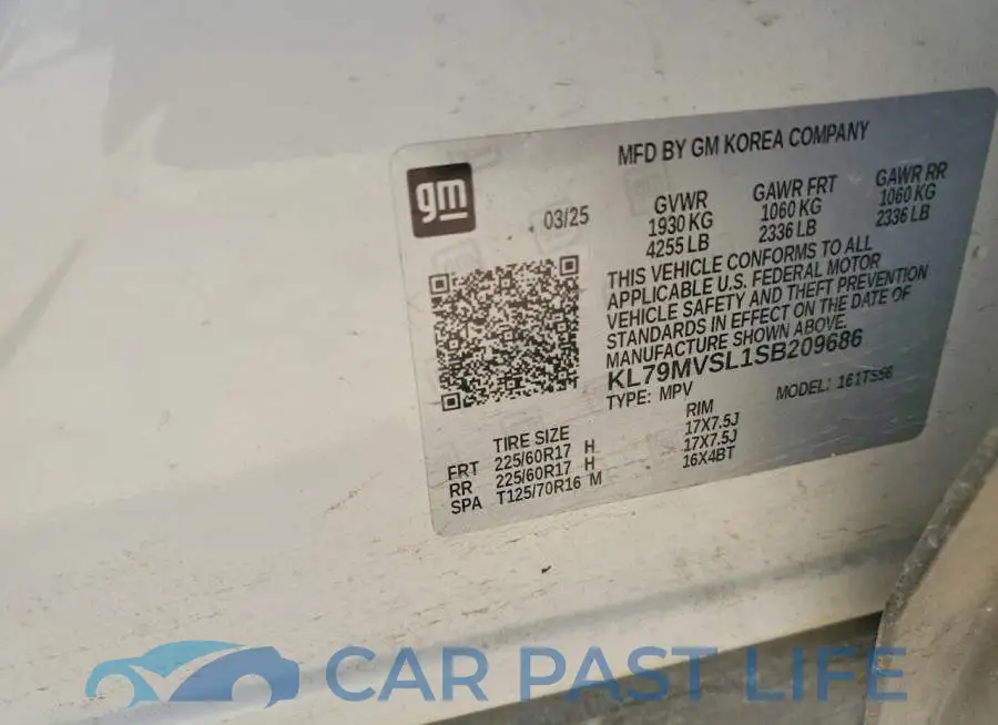 KL79MVSL1SB209686# 13
