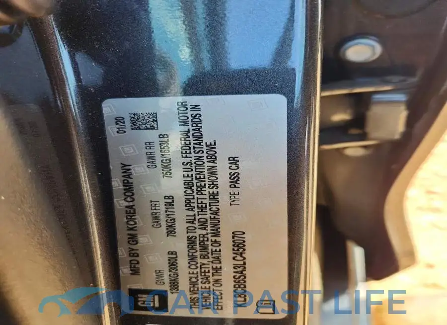 KL8CB6SA3LC456070# 13