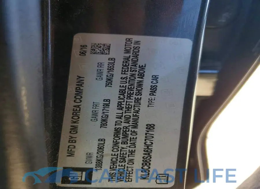 KL8CB6SA6HC707168# 12