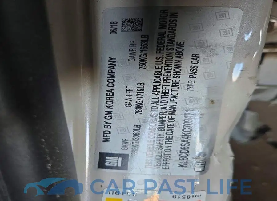KL8CD6SA4KC709471# 13