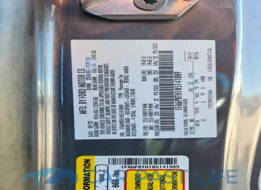 1FA6P8TH1N5141889# 12