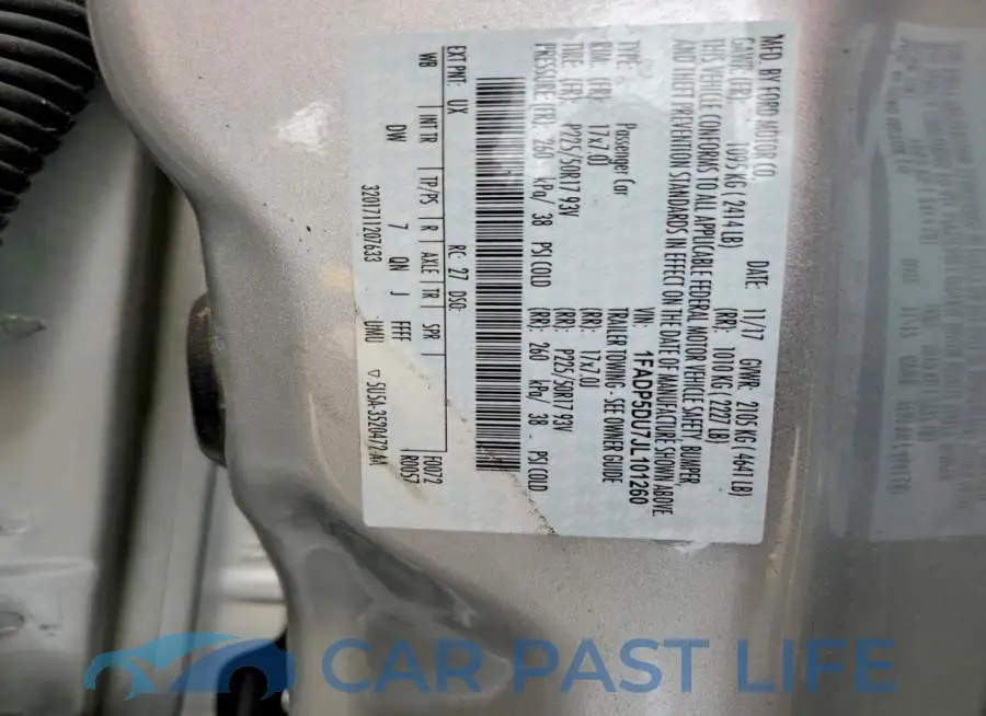 1FADP5DU7JL101260# 13