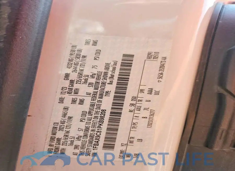 1FBAX9C81PKB98208# 13