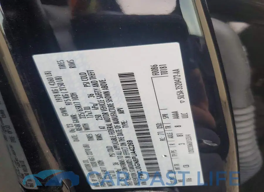 1FMCU0GN8PUA42269# 13