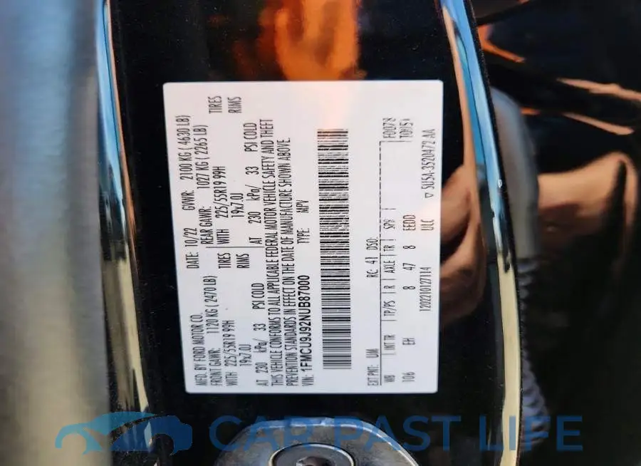 1FMCU9J92NUB87000# 13