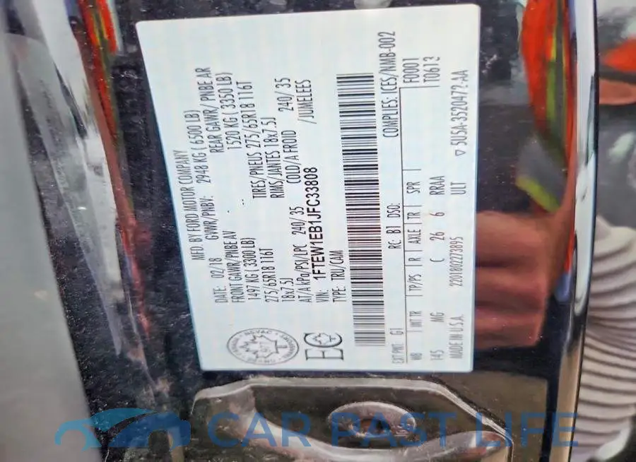 1FTEW1EB1JFC33808# 12