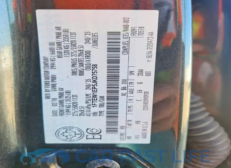 1FTEW1EP5JKD75758# 13