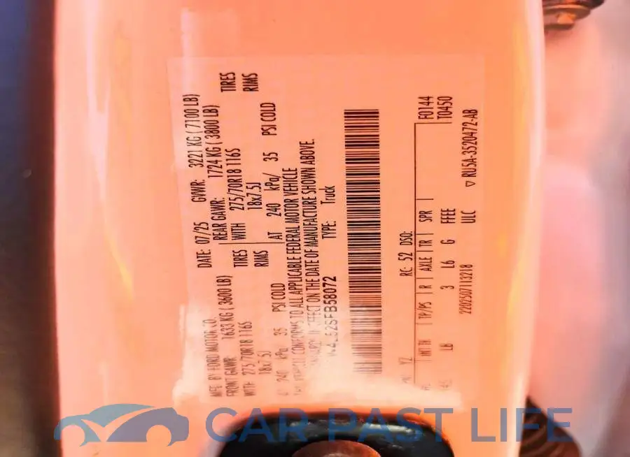 1FTFW4L52SFB58072# 12