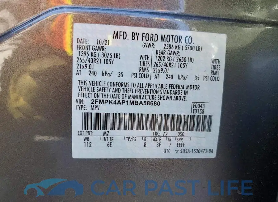 2FMPK4AP1MBA58680# 12