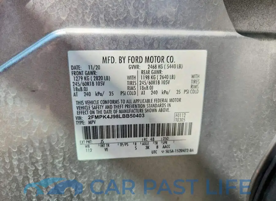2FMPK4J98LBB50403# 13