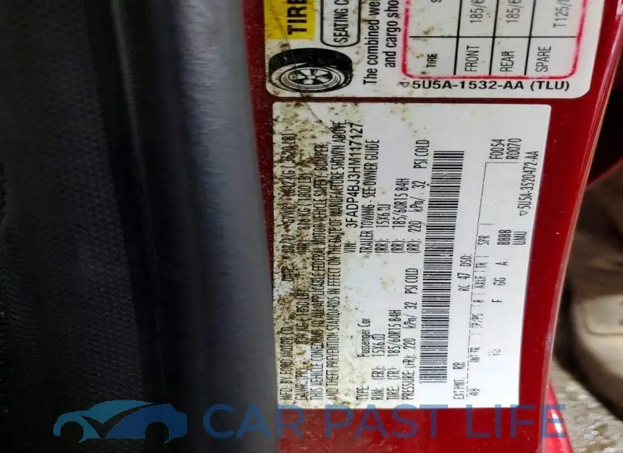 3FADP4BJ3HM117127# 13