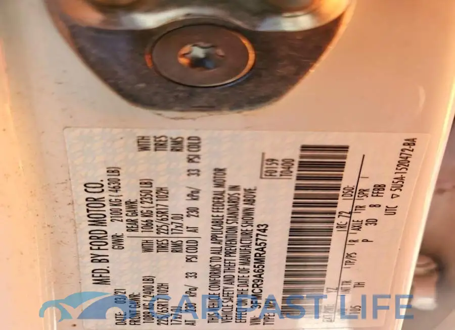 3FMCR9A65MRA57743# 12