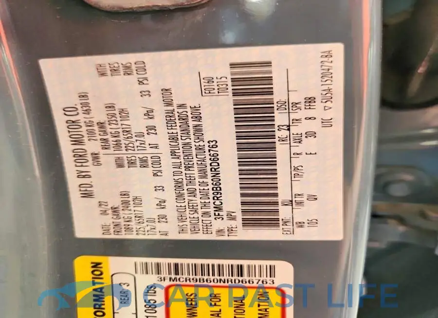 3FMCR9B60NRD66763# 13