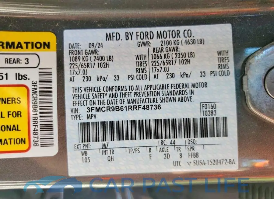 3FMCR9B61RRF48736# 14