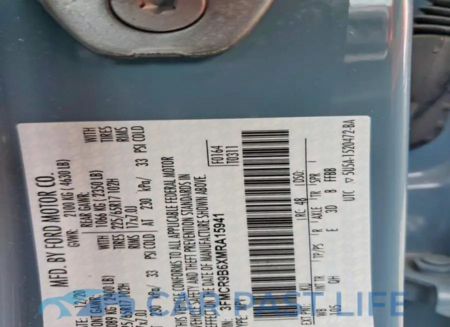 3FMCR9B6XMRA15941# 12
