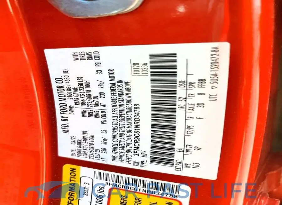 3FMCR9C61NRD34788# 12
