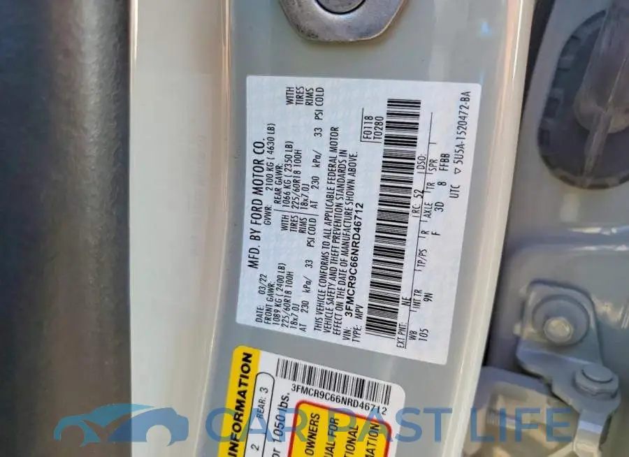3FMCR9C66NRD46712# 12