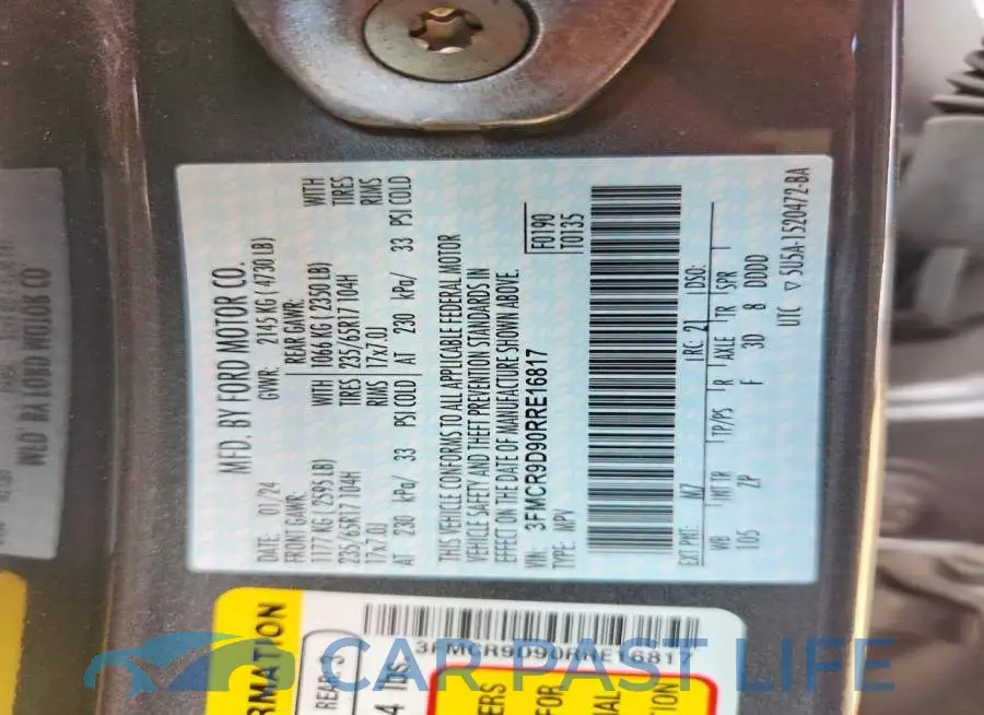 3FMCR9D90RRE16817# 13