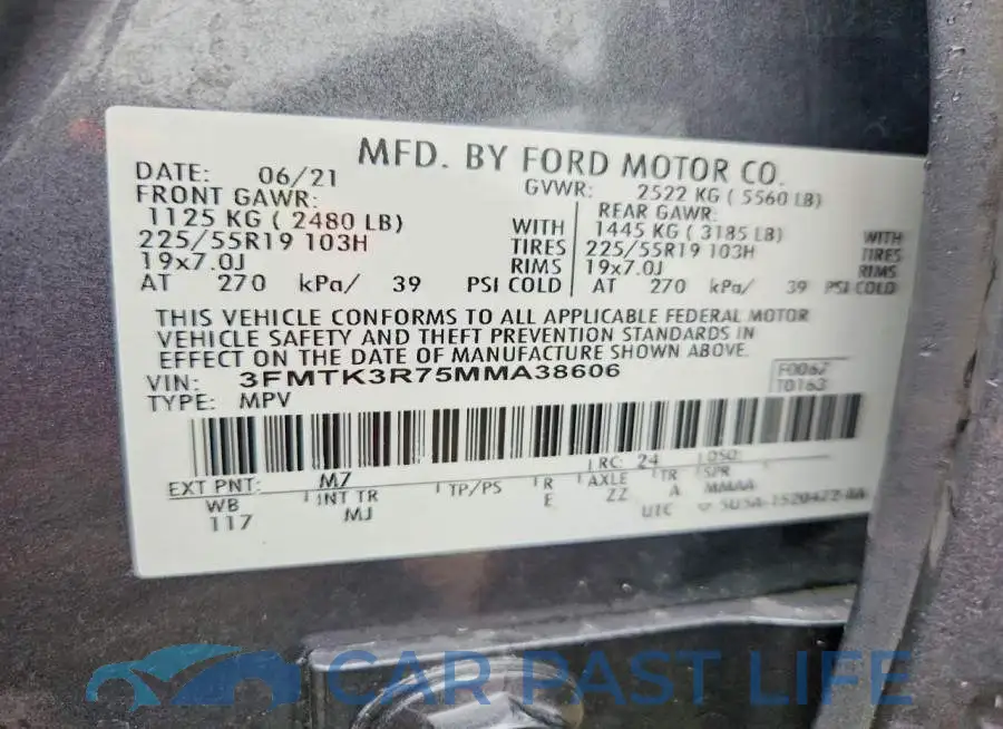 3FMTK3R75MMA38606# 12
