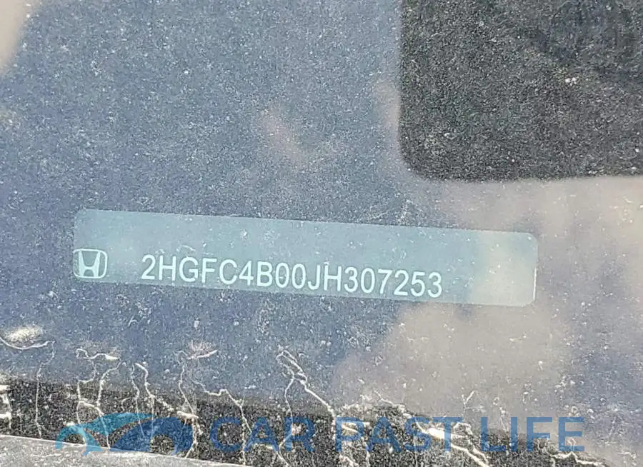 2HGFC4B00JH307253# 12