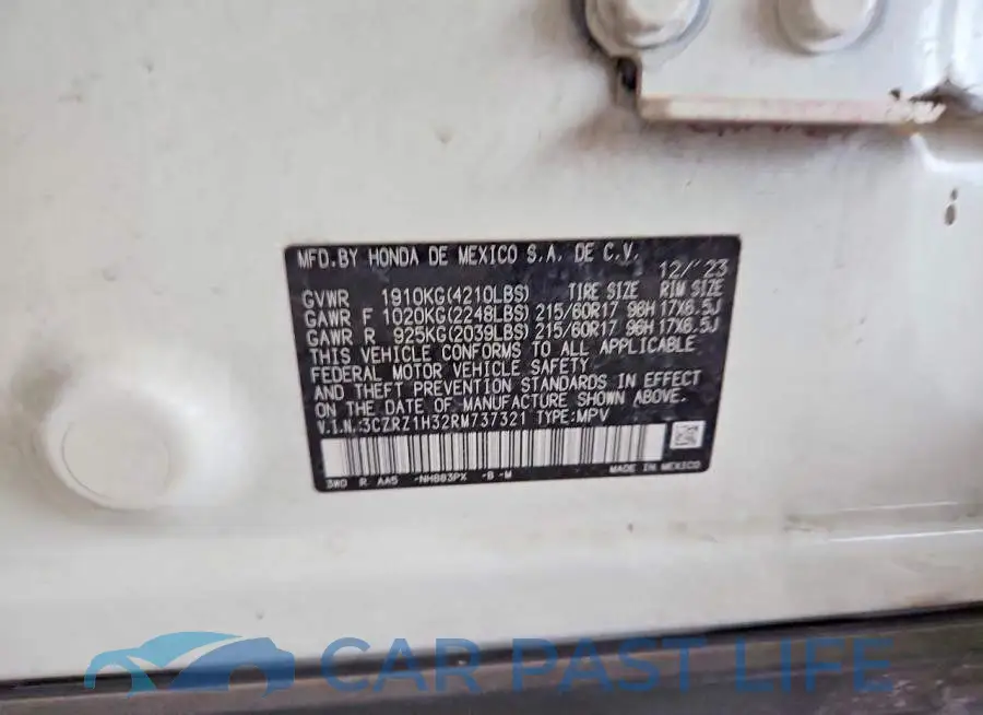 3CZRZ1H32RM737321# 14