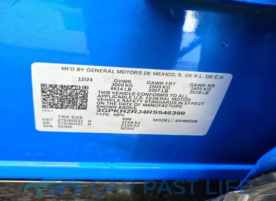 3GPKHZRJ4RS546399# 13