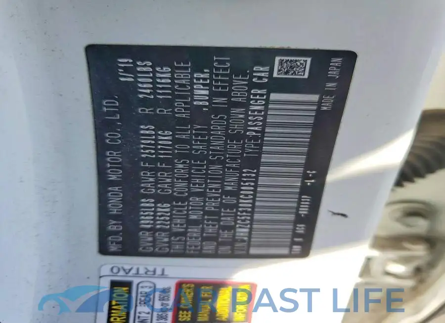 JHMZC5F30KC005132# 12