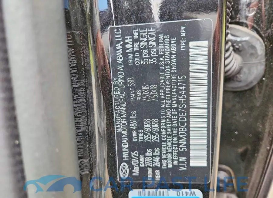 5NMJBCDE7SH544715# 13