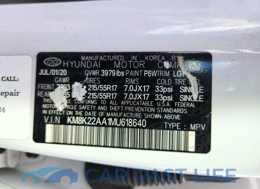 KM8K22AA1MU618640# 13