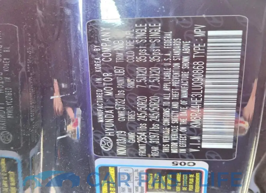 KM8R44HE3LU090868# 13