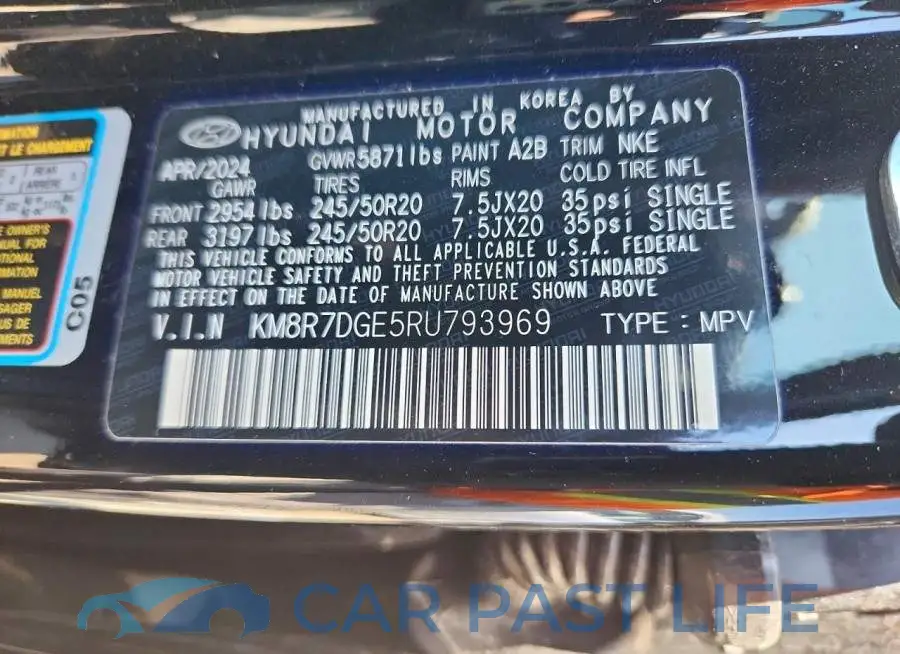 KM8R7DGE5RU793969# 13