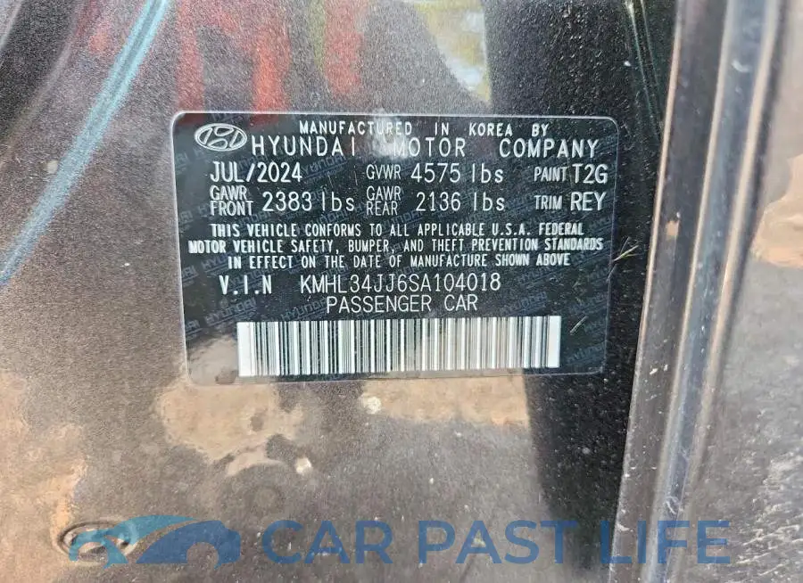 KMHL34JJ6SA104018# 12